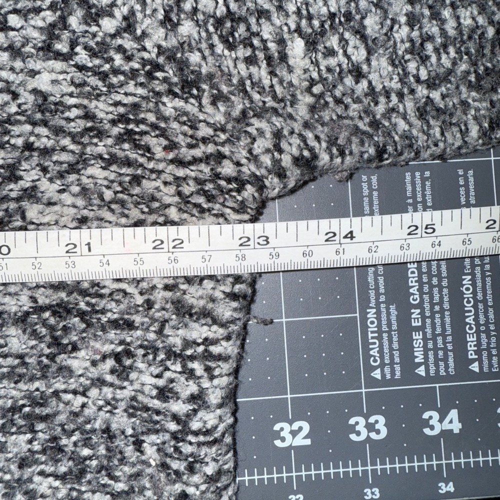 Maggie Sweet Womens 2X Black Speckled Knit Sweater Artsy Lagenlook Cozy Layering - Picture 6 of 7